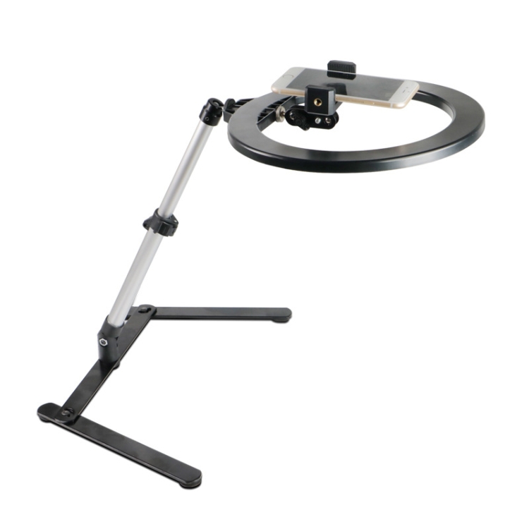 FP-10 Desktop Multi-Function Photography Support Phone Live Stand LED Fill Light, Specification: Desktop Bracket + Clip + Ring Lamp
FP-10 Desktop Multi-Function Photography Support Phone Live Stand LED Fill Light, Specification: Desktop Bracket + Clip + Ring Lamp