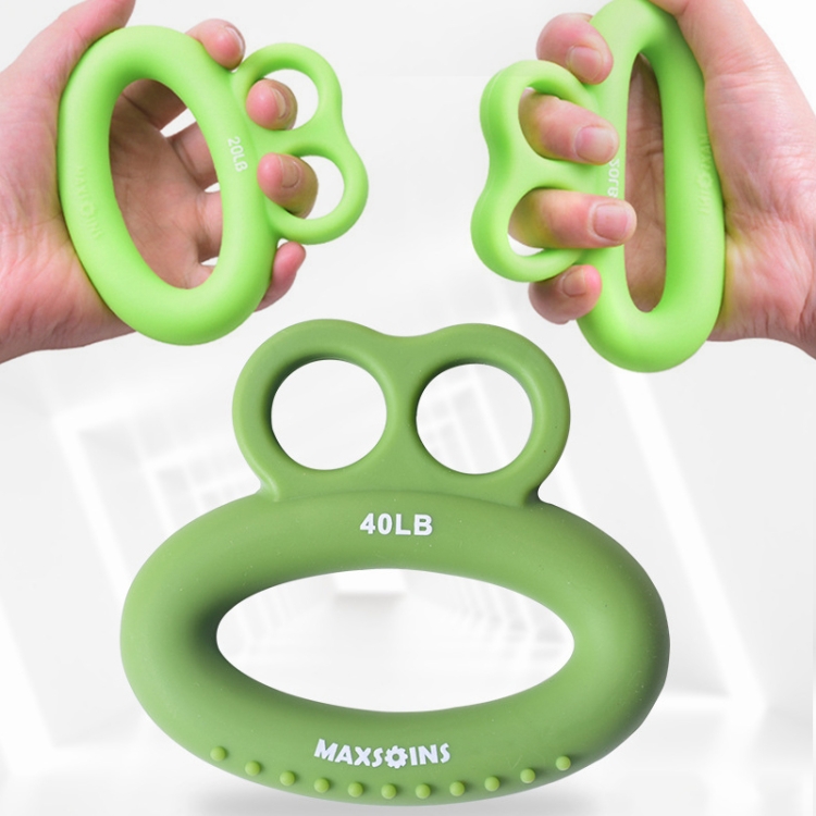 MAXSOINS MXO-DOUBLE-001 Frog Shape Finger Grip Training Device Finger Grip Ring, Specification: 40LB (Bearded Grass Green)
MAXSOINS MXO-DOUBLE-001 Frog Shape Finger Grip Training Device Finger Grip Ring, Specification: 40LB (Bearded Grass Green)