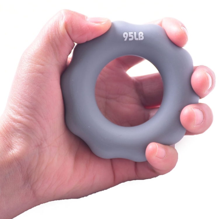 2 PCS Silicone Finger Marks Grip Device Finger Exercise Grip Ring, Specification: 95LB (Gray)
2 PCS Silicone Finger Marks Grip Device Finger Exercise Grip Ring, Specification: 95LB (Gray)