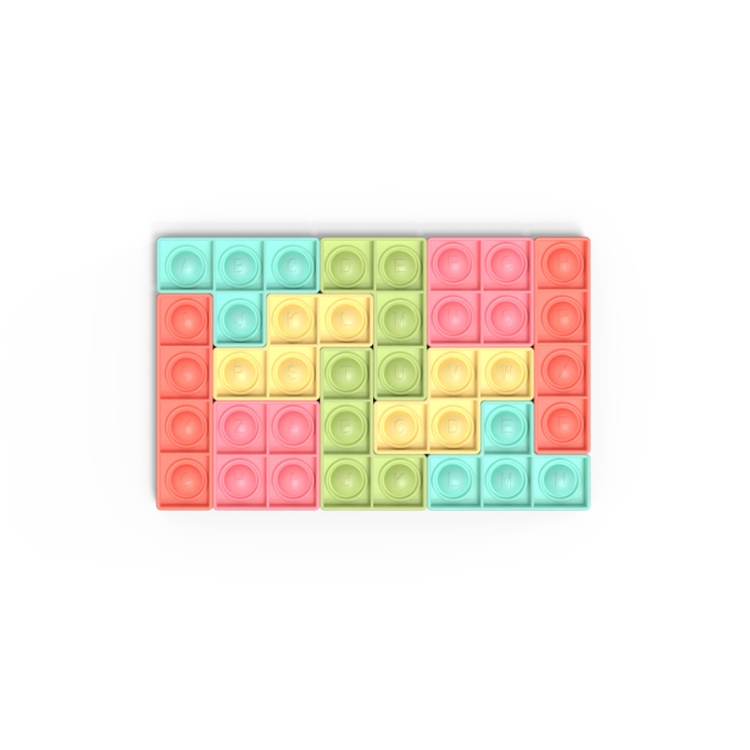 2 PCS Finger Press Bubble Puzzle Toy Desktop Educational Toy For Children, Colour: Russian Square Colorful
2 PCS Finger Press Bubble Puzzle Toy Desktop Educational Toy For Children, Colour: Russian Square Colorful