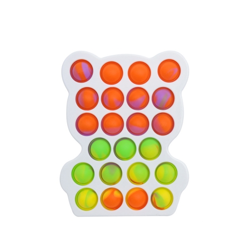 3 PCS Colorful Children Fingers Press The Bubble Toy Tabletop Game Board, Style: Bear
3 PCS Colorful Children Fingers Press The Bubble Toy Tabletop Game Board, Style: Bear
