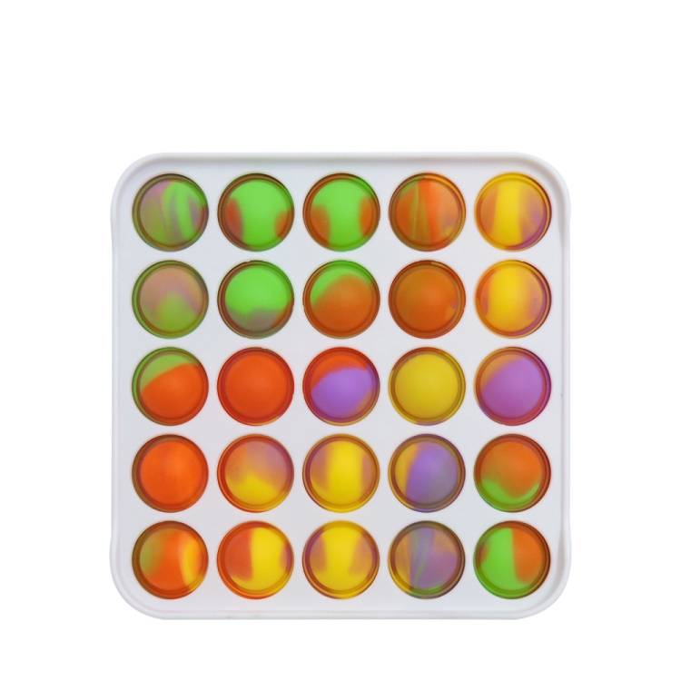 3 PCS Colorful Children Fingers Press The Bubble Toy Tabletop Game Board, Style: Square
3 PCS Colorful Children Fingers Press The Bubble Toy Tabletop Game Board, Style: Square