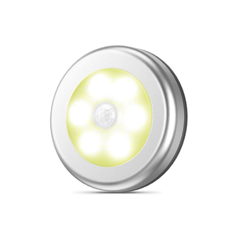 6 LED Home Wardrobe Smart Human Body Sensor Light, Light color: Warm Light (Silver)
6 LED Home Wardrobe Smart Human Body Sensor Light, Light color: Warm Light (Silver)
