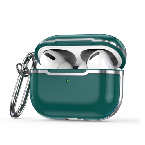 CSDD886 Electroplated Two-Color TPU + PC Protective Cover Case For AirPods Pro(Emerald + Silver)
CSDD886 Electroplated Two-Color TPU + PC Protective Cover Case For AirPods Pro(Emerald + Silver)