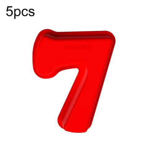 5 PCS Food Grade Silicone Cake Mould Digital Chocolate Biscuit Baking Mould, Specification: Number 7
5 PCS Food Grade Silicone Cake Mould Digital Chocolate Biscuit Baking Mould, Specification: Number 7