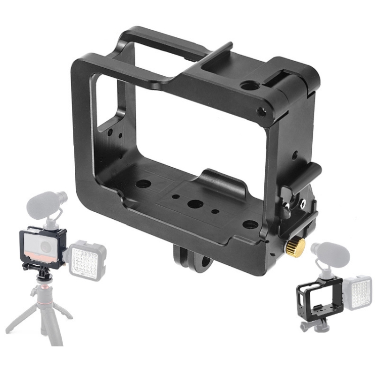 KF41288 For Insta360 One R Metal Cage Sports Camera Protection Frame with Dual Cold Shoes
KF41288 For Insta360 One R Metal Cage Sports Camera Protection Frame with Dual Cold Shoes