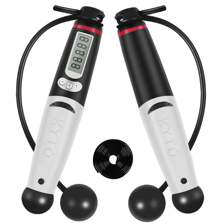 KYTO 2106C Cordless / Corded Dual-Use Calorie Electronic Counting Skipping Rope Adult Fitness Timing Skipping Rope with Horn(Black )
KYTO 2106C Cordless / Corded Dual-Use Calorie Electronic Counting Skipping Rope Adult Fitness Timing Skipping Rope with Horn(Black )