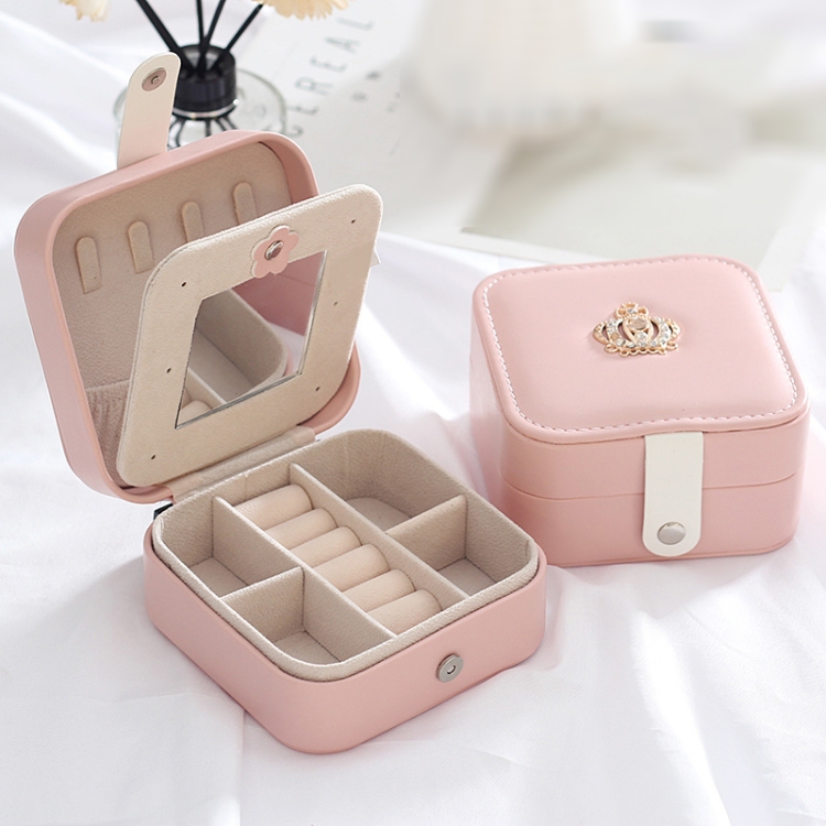 XH-001 Simple Creative Travel Portable Leather Earrings Jewelry Box, Specification: 11x11x5.8 cm(Pink)
XH-001 Simple Creative Travel Portable Leather Earrings Jewelry Box, Specification: 11x11x5.8 cm(Pink)