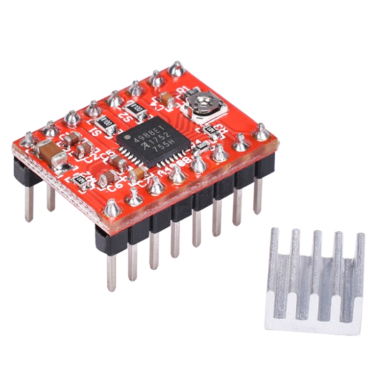 2 PCS HW-134A A4988 Red Board Stepper Motor Driver Module Heat Sink for 3D Printer
2 PCS HW-134A A4988 Red Board Stepper Motor Driver Module Heat Sink for 3D Printer