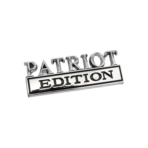 2 PCS Patriot Edition Metal Leaf Board Car Stickers Back Tail Box Label(Silver Black)
2 PCS Patriot Edition Metal Leaf Board Car Stickers Back Tail Box Label(Silver Black)