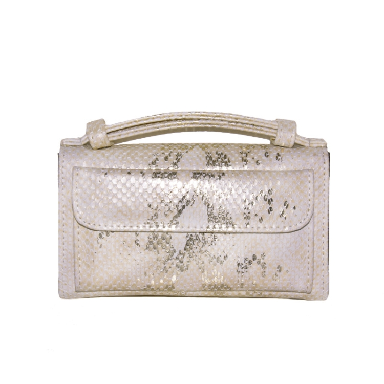 Ladies Snake Sequins Print Wrist Bag Multifunctional Chain One-Shoulder Diagonal Wallet(Rice White)
Ladies Snake Sequins Print Wrist Bag Multifunctional Chain One-Shoulder Diagonal Wallet(Rice White)