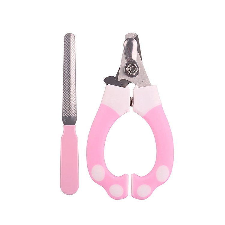 2 Sets BG-W097 Pet Stainless Steel Nail Clipper Set, Specification: Small Pink
2 Sets BG-W097 Pet Stainless Steel Nail Clipper Set, Specification: Small Pink