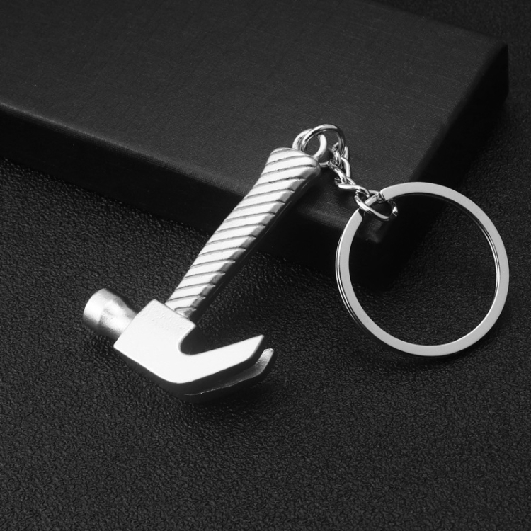 10 PCS Tool Metal Keychain Car Key Ring Pendant, Colour: H-394 Unilateral Pattern Hammer
10 PCS Tool Metal Keychain Car Key Ring Pendant, Colour: H-394 Unilateral Pattern Hammer