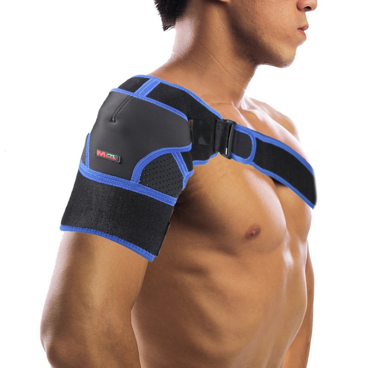 G06 Four-Direction Adjustable Pressure And Breathable Shoulder Pad Sports Protective Gear,Style: Ordinary Version M (Black Blue)
G06 Four-Direction Adjustable Pressure And Breathable Shoulder Pad Sports Protective Gear,Style: Ordinary Version M (Black Blue)