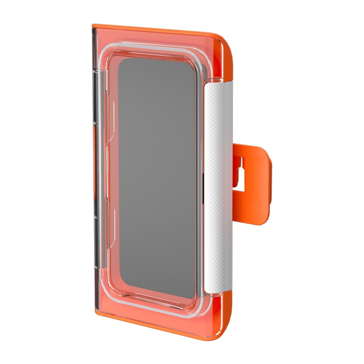 SJK2 Bathroom And Kitchen Waterproof And Anti-Fog Perforation Free Wall Hanging Rotatable Mobile Phone Storage Case(Volcanic Orange)
SJK2 Bathroom And Kitchen Waterproof And Anti-Fog Perforation Free Wall Hanging Rotatable Mobile Phone Storage Case(Volcanic Orange)