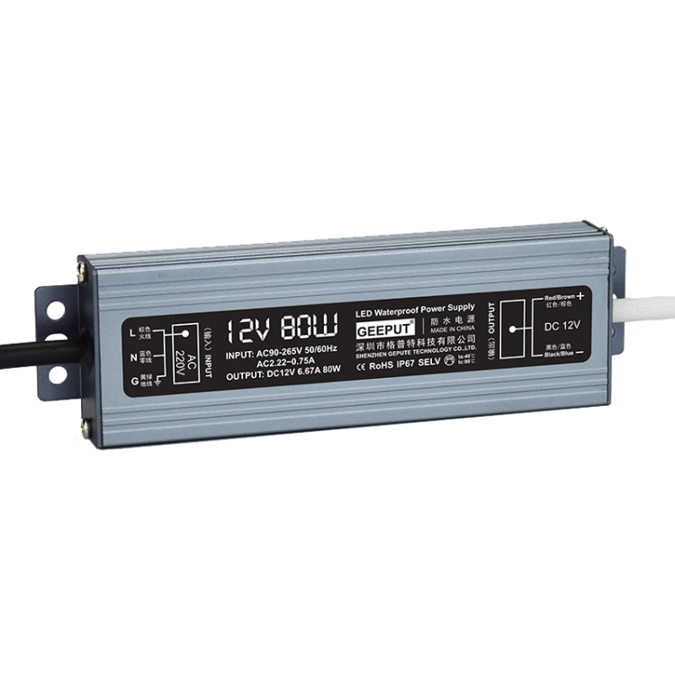 GEEPUT 220V Turn 12V LED Waterproof Power Supply Transformer, Model: 6.67A 80W
GEEPUT 220V Turn 12V LED Waterproof Power Supply Transformer, Model: 6.67A 80W