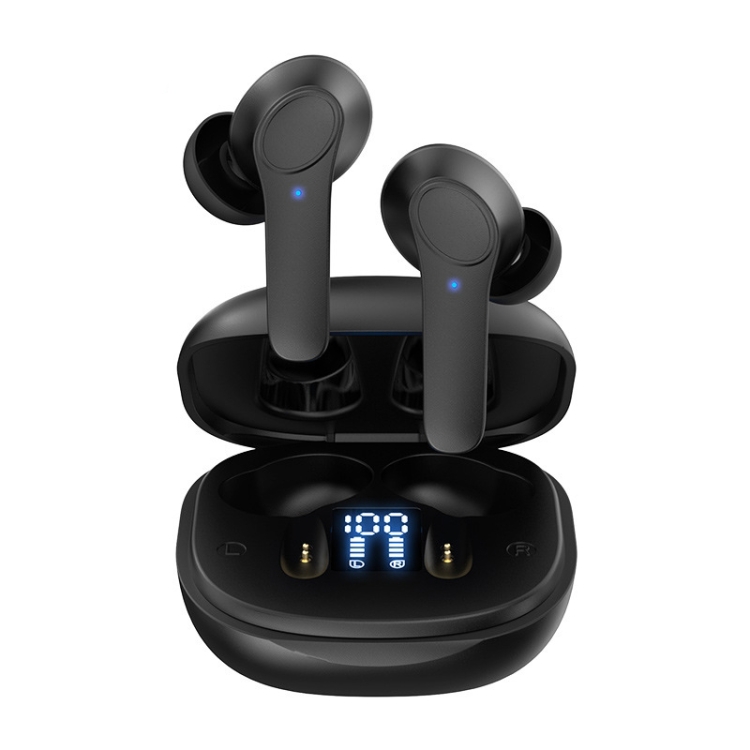 B11 TWS Bluetooth 5.0 Sports Wireless ANC Noise Cancelling In-ear Earphones with Charging Box, Support LED Power Display(Black)
B11 TWS Bluetooth 5.0 Sports Wireless ANC Noise Cancelling In-ear Earphones with Charging Box, Support LED Power Display(Black)