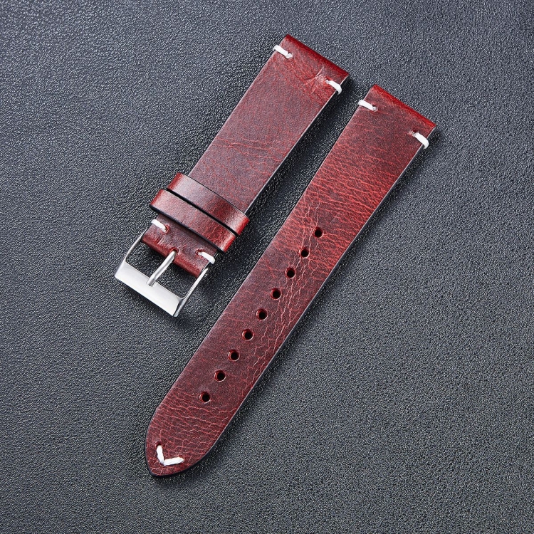 HB001 Color-Changing Retro Oil Wax Leather Ultra-Thin Universal Watch Strap, Size: 22mm(Wine Red)
HB001 Color-Changing Retro Oil Wax Leather Ultra-Thin Universal Watch Strap, Size: 22mm(Wine Red)
