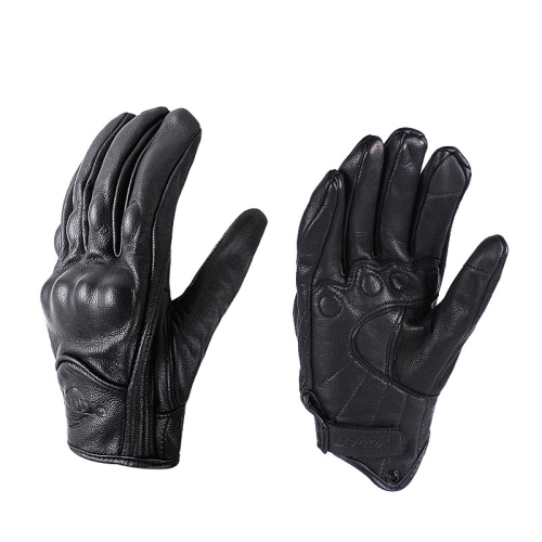 BSDDP A0102 Leather Full Finger Locomotive Gloves Racing Anti-Fall Breathable Touch Screen Gloves, Size: L(Nonporous)
BSDDP A0102 Leather Full Finger Locomotive Gloves Racing Anti-Fall Breathable Touch Screen Gloves, Size: L(Nonporous)