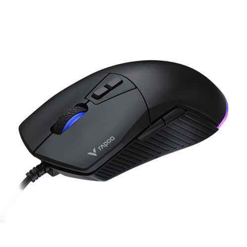 

Rapoo V360 9 Keys Symphony RGB Hole Detachable Gaming USB Wired Mouse(Black)
