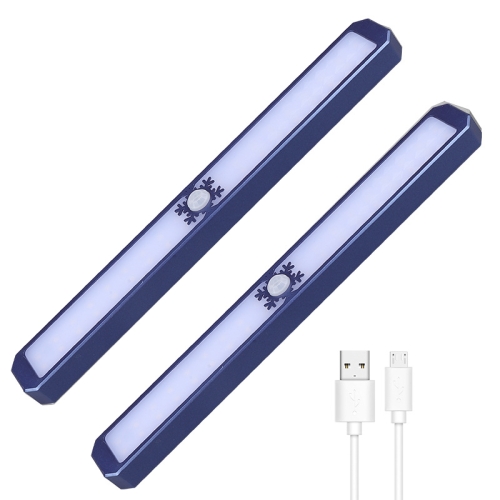 LED Intelligent Human Body Sensor Light USB Free Wiring Long Cabinet Wardrobe Light, Light color: Blue 2 x Lamp
LED Intelligent Human Body Sensor Light USB Free Wiring Long Cabinet Wardrobe Light, Light color: Blue 2 x Lamp