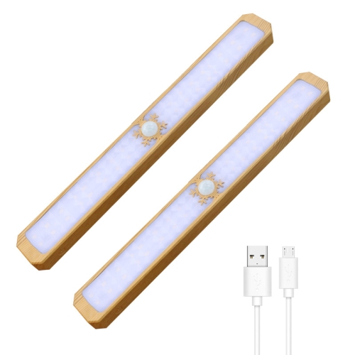 LED Intelligent Human Body Sensor Light USB Free Wiring Long Cabinet Wardrobe Light, Light color: Yellow Wood 2 x Lamp
LED Intelligent Human Body Sensor Light USB Free Wiring Long Cabinet Wardrobe Light, Light color: Yellow Wood 2 x Lamp