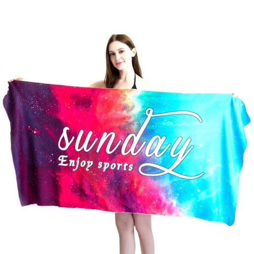 Sports Fitness Swimming Bath Towel Printed Double-Sided Velvet Absorbent Quick-Drying Beach Towel, Size: 156x81cm (Quick Dry Sky)
Sports Fitness Swimming Bath Towel Printed Double-Sided Velvet Absorbent Quick-Drying Beach Towel, Size: 156x81cm (Quick Dry Sky)