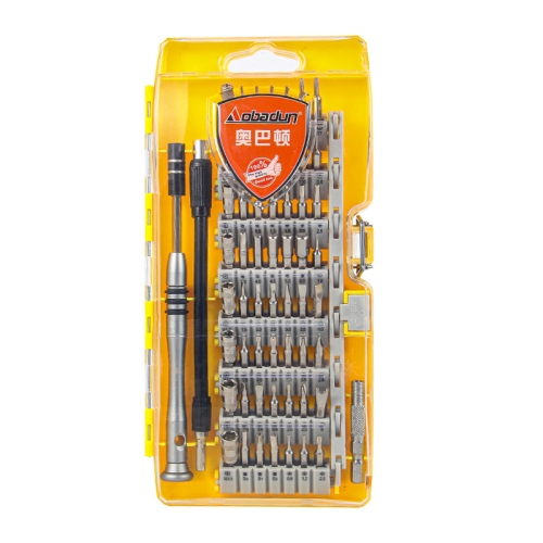 Obadun 9800 58 in 1 Screwdriver Set Manual CRV Batch Mobile Phone Disassembly Glasses Repair Tool(Yellow )
Obadun 9800 58 in 1 Screwdriver Set Manual CRV Batch Mobile Phone Disassembly Glasses Repair Tool(Yellow )