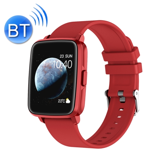 

I68 Song Playback Lasting Battery Life Bluetooth Call Smart Bracelet, Colour: Red Silicone
