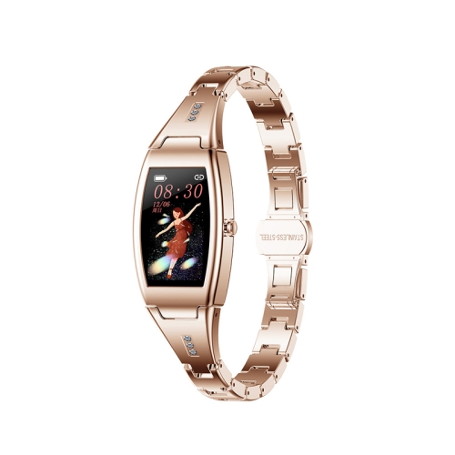 MK26 Pedometer Heart Rate Blood Pressure Menstrual Cycle Full Touch Screen Smart Bracelet, Colour: Gold
MK26 Pedometer Heart Rate Blood Pressure Menstrual Cycle Full Touch Screen Smart Bracelet, Colour: Gold