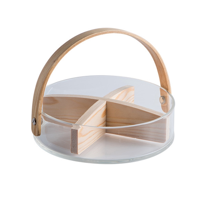 Glass Compartments Hand-Held Storage Basket Desserts Snacks Candies Dried Fruit Tray, Specification: Transparent
Glass Compartments Hand-Held Storage Basket Desserts Snacks Candies Dried Fruit Tray, Specification: Transparent
