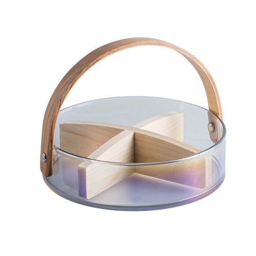 Glass Compartments Hand-Held Storage Basket Desserts Snacks Candies Dried Fruit Tray, Specification: Colorful
Glass Compartments Hand-Held Storage Basket Desserts Snacks Candies Dried Fruit Tray, Specification: Colorful