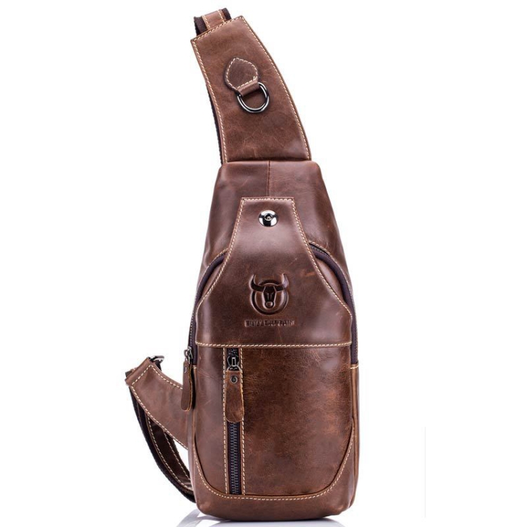 BULL CAPTAIN 019 Retro Men Leather Crossbody Shoulder Bag First-Layer Cowhide Chest Bag, Colour: Chestnut Brown
BULL CAPTAIN 019 Retro Men Leather Crossbody Shoulder Bag First-Layer Cowhide Chest Bag, Colour: Chestnut Brown