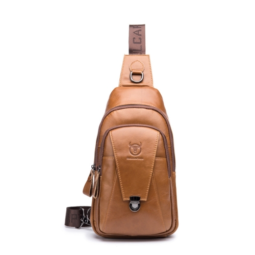 BUFF CAPTAIN 110 Men Leather Shoulder Bag First-Layer Cowhide Leather Multi-Function Chest Bag(Yellow Brown)
BUFF CAPTAIN 110 Men Leather Shoulder Bag First-Layer Cowhide Leather Multi-Function Chest Bag(Yellow Brown)