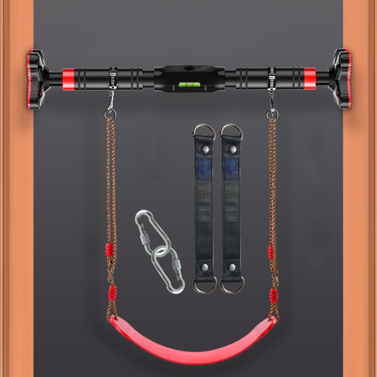 Cross-Type Base Horizontal Bar Door Frame Pull-Ups Indoor Fitness Equipment Free Punching Children Hanger, Specification: For 110-140cm Door Frame + Swing
Cross-Type Base Horizontal Bar Door Frame Pull-Ups Indoor Fitness Equipment Free Punching Children Hanger, Specification: For 110-140cm Door Frame + Swing