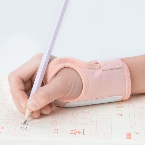 

Pen-Holding Posture Wrist Correction Belt Primary School Students Writing Anti-Hook Wrist Corrector,Size: M (Pink)