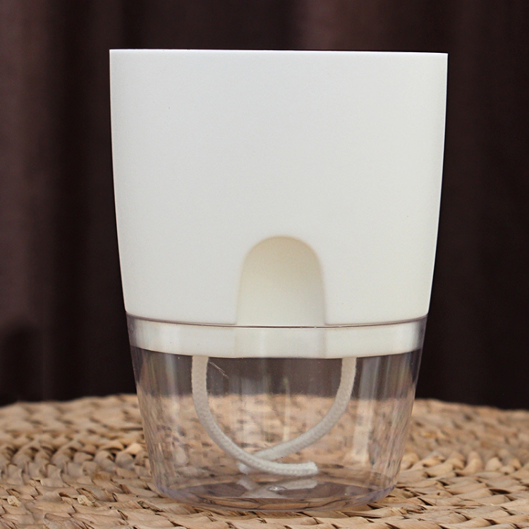 5 PCS Transparent Plastic Double-Layer Water Storage Automatic Water-Absorbing Flowerpot, Size: A709 Caliber 23.5cm(White Transparent Basin)
5 PCS Transparent Plastic Double-Layer Water Storage Automatic Water-Absorbing Flowerpot, Size: A709 Caliber 23.5cm(White Transparent Basin)
