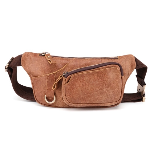 6467 Men Multifunctional Leather Waist Bag Outdoor Sports Diagonal Chest Bag(Brown)
6467 Men Multifunctional Leather Waist Bag Outdoor Sports Diagonal Chest Bag(Brown)