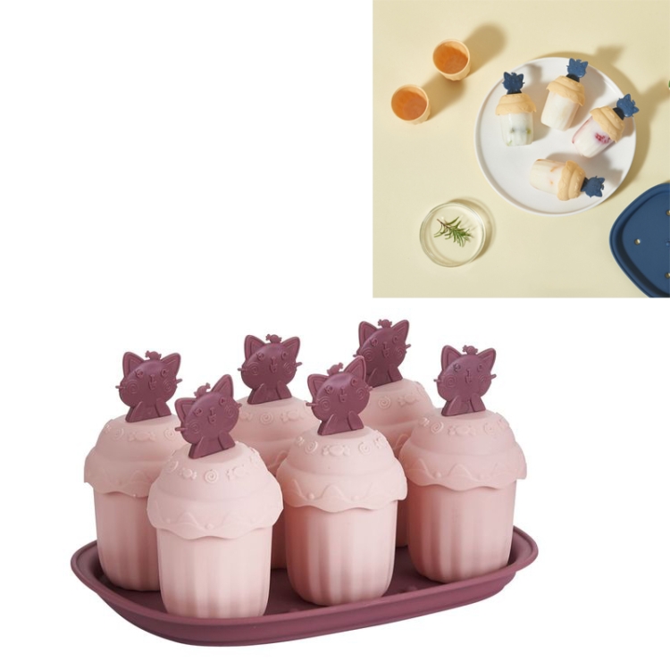 Summer Home Cartoon Cute Homemade DIY Creative Popsicle Ice Cream Mold Set, Style:Sixr Groups of Happy Cats(Pink)
Summer Home Cartoon Cute Homemade DIY Creative Popsicle Ice Cream Mold Set, Style:Sixr Groups of Happy Cats(Pink)