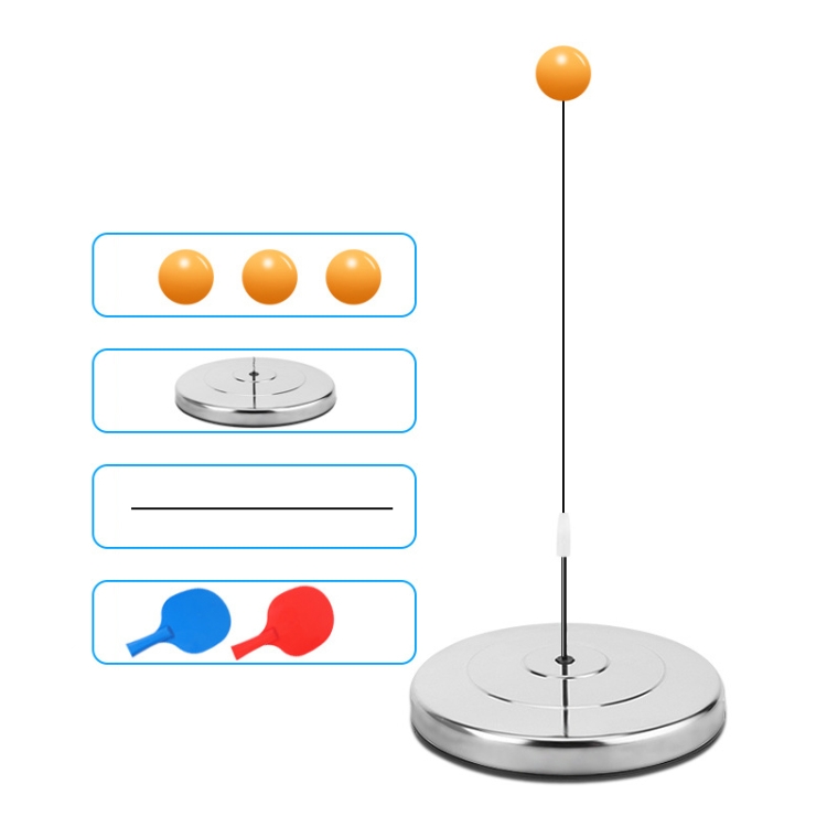 Single Table Tennis Trainer Elastic Flexible Shaft Fixed Ball Training Device, Specification: Stainless Steel With Racket
Single Table Tennis Trainer Elastic Flexible Shaft Fixed Ball Training Device, Specification: Stainless Steel With Racket