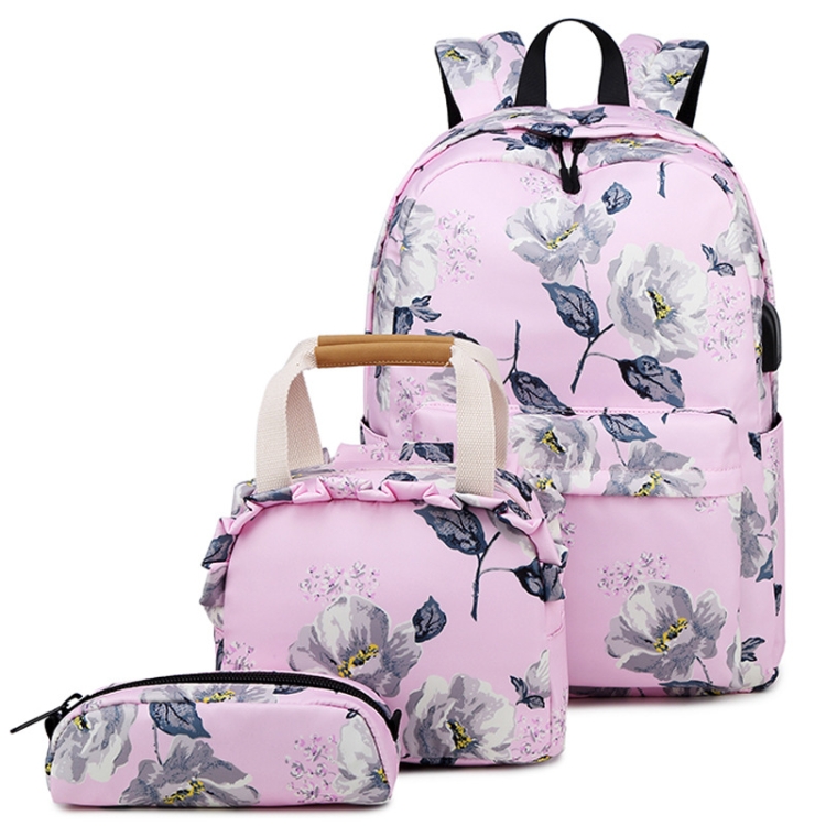 1909-1 3 PCS/Set Printed Backpack Small Fresh Student School Bag Computer Bag Lunch Backpack(Pink)
1909-1 3 PCS/Set Printed Backpack Small Fresh Student School Bag Computer Bag Lunch Backpack(Pink)