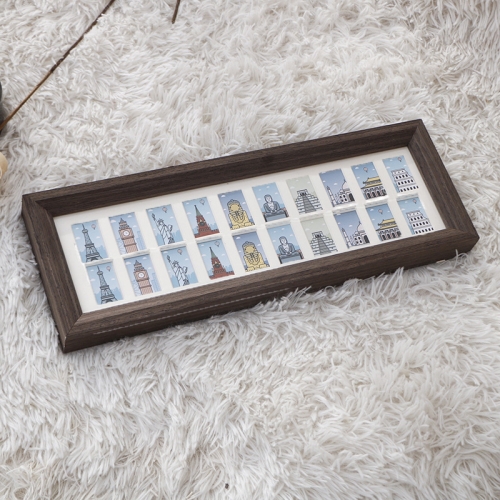 Baby Registration Photo Set-Up Solid Wood Photo Frame Infant Anniversary Frame, Inner frame size: 2 inch 20 Sheets Inner(Vintage Brown)
Baby Registration Photo Set-Up Solid Wood Photo Frame Infant Anniversary Frame, Inner frame size: 2 inch 20 Sheets Inner(Vintage Brown)