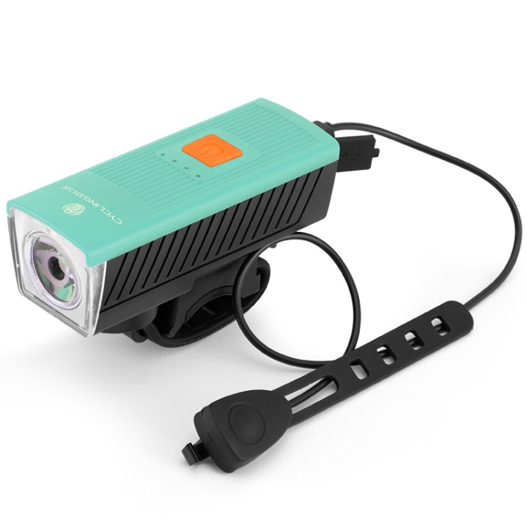 CYCLINGBOX BG-1811 Bicycle Charging Speaker Front Lamp USB Multi-Function Mountain Bike Accessories(Blue)
CYCLINGBOX BG-1811 Bicycle Charging Speaker Front Lamp USB Multi-Function Mountain Bike Accessories(Blue)