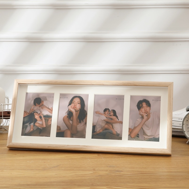 Wooden Wall-Mounted Pendulum Dual-Purpose Combination Photo Frame Style: Four Frame Horizontal(Wood Color)
Wooden Wall-Mounted Pendulum Dual-Purpose Combination Photo Frame Style: Four Frame Horizontal(Wood Color)