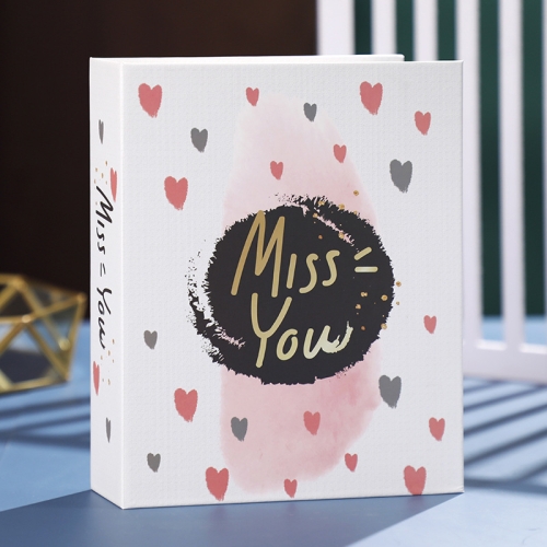 4 PCS Family Large-Capacity Interstitial Album Book Photo Studio Photo Storage Book, Specification: Laminated 7 inch 100 Sheets(I Miss You 7)
4 PCS Family Large-Capacity Interstitial Album Book Photo Studio Photo Storage Book, Specification: Laminated 7 inch 100 Sheets(I Miss You 7)