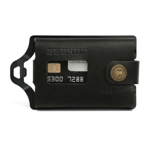 ZEEKER JK04 Metal Card Holder Leather EDC Wallet Stainless Steel Multifunction Card Holder, Colour: Black
ZEEKER JK04 Metal Card Holder Leather EDC Wallet Stainless Steel Multifunction Card Holder, Colour: Black