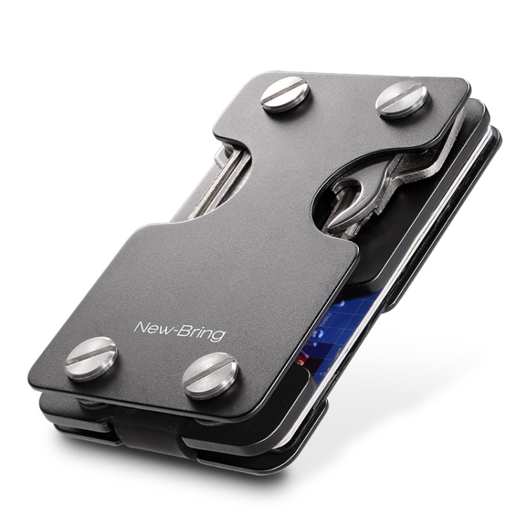 New-Bring Metal Card Holder Multifunctional EDC Wallet Can Store Keys & U Disk(Black)
New-Bring Metal Card Holder Multifunctional EDC Wallet Can Store Keys & U Disk(Black)
