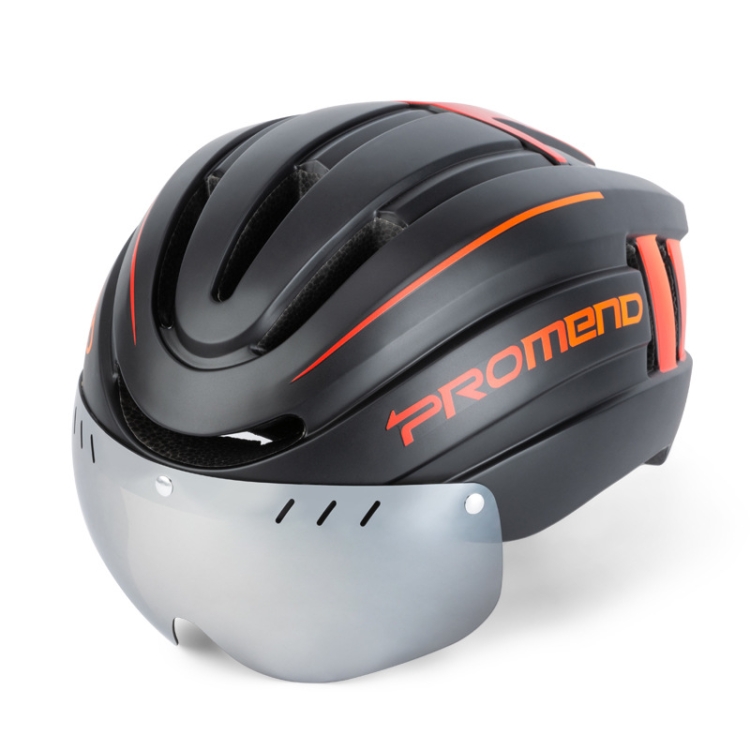 PROMEND TK-12H15 Mountain Bike USB Magnetic Goggles Helmet With Warning Light, Size: L(Black Red)
PROMEND TK-12H15 Mountain Bike USB Magnetic Goggles Helmet With Warning Light, Size: L(Black Red)