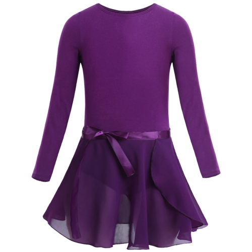 Girls Spring and Summer Long-sleeved Cotton Dance Training Clothing Set, Size:120CM(Purple)
Girls Spring and Summer Long-sleeved Cotton Dance Training Clothing Set, Size:120CM(Purple)