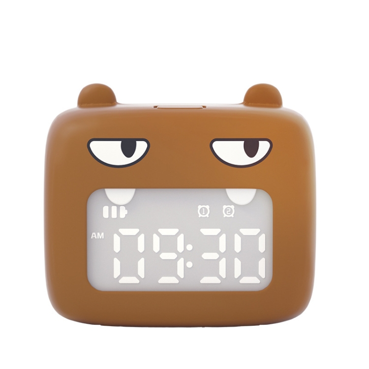 Cartoon Mini Smart Alarm Clock USB Rechargeable Children Bedside Fun With Sleeping Clock(Baby Bear Brown)
Cartoon Mini Smart Alarm Clock USB Rechargeable Children Bedside Fun With Sleeping Clock(Baby Bear Brown)
